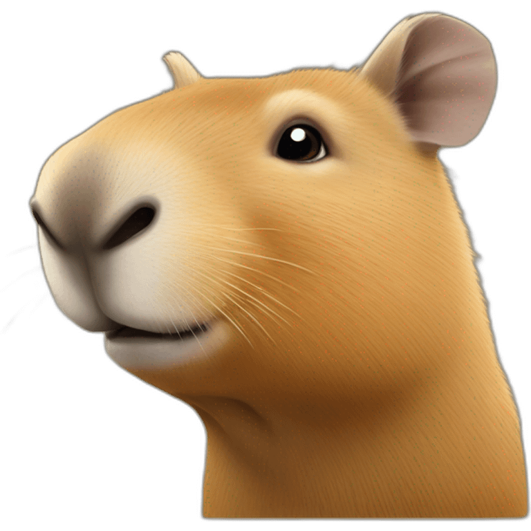 Capybara sur éléphant emoji