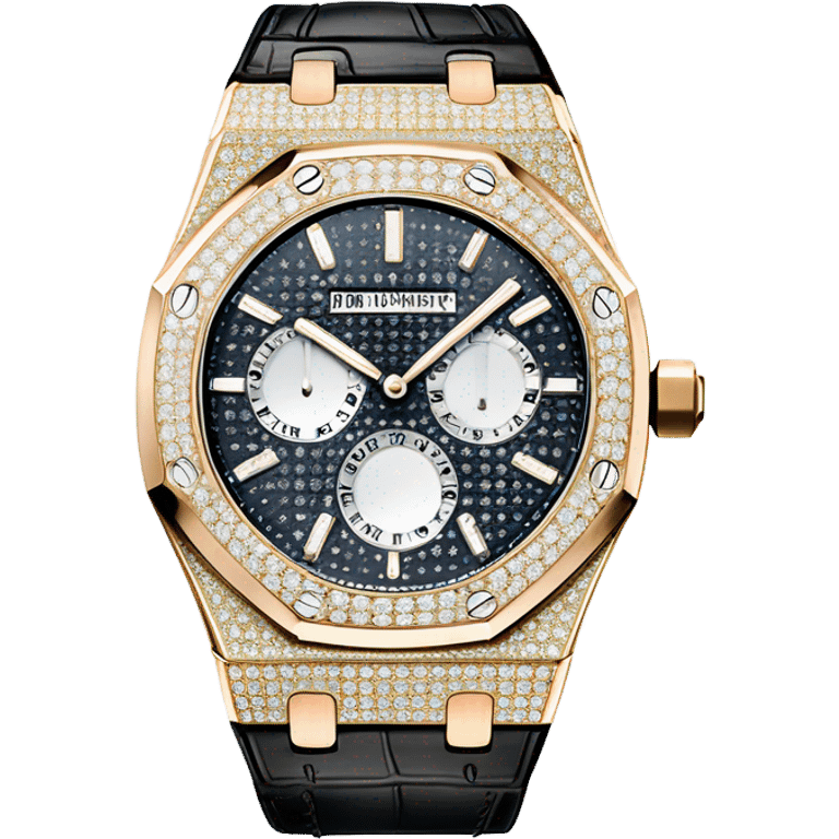 Bust down diamond Audemars Piguet Royal Oak emoji