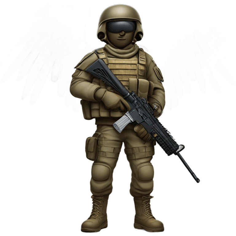 Eagle soldier emoji