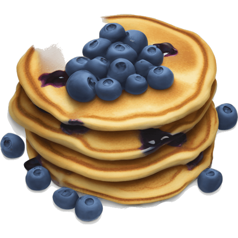 Blueberry pancakes  emoji