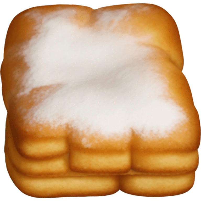 square beignets emoji