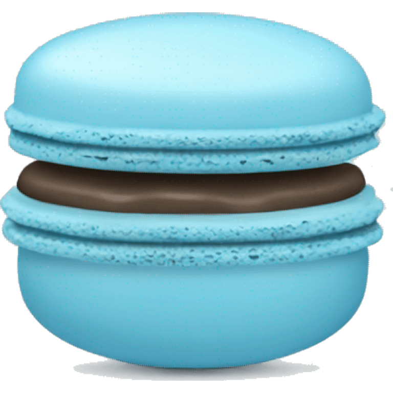 light blue macaroons  emoji