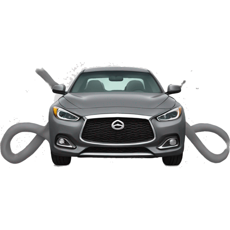 Grey infinity car emoji