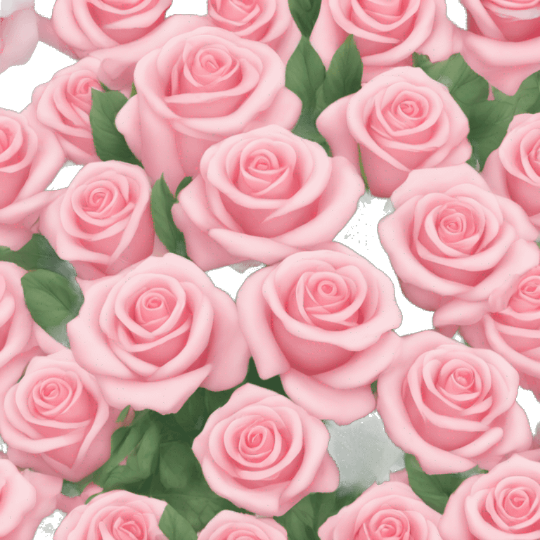 Pastell roses Bouquet  emoji