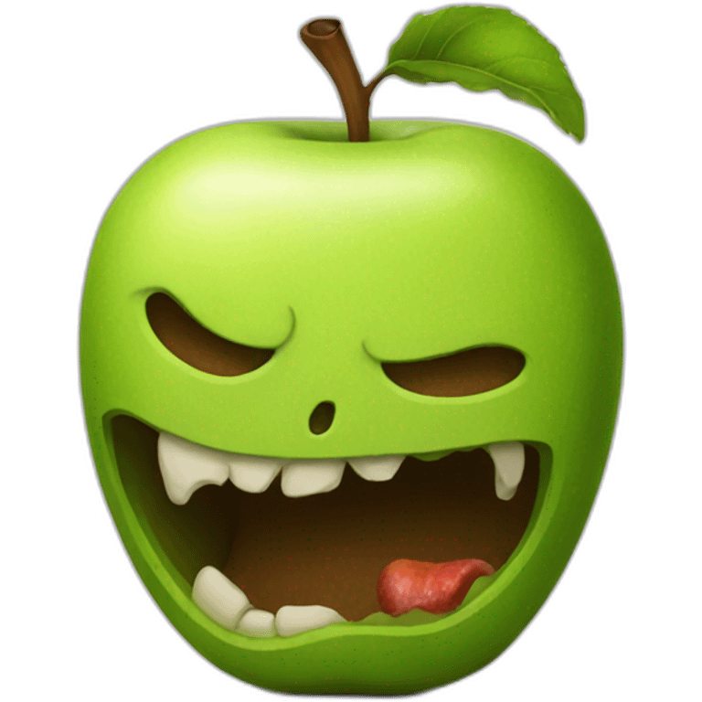 apple-rotten emoji