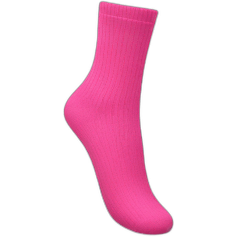 Pink short socks emoji