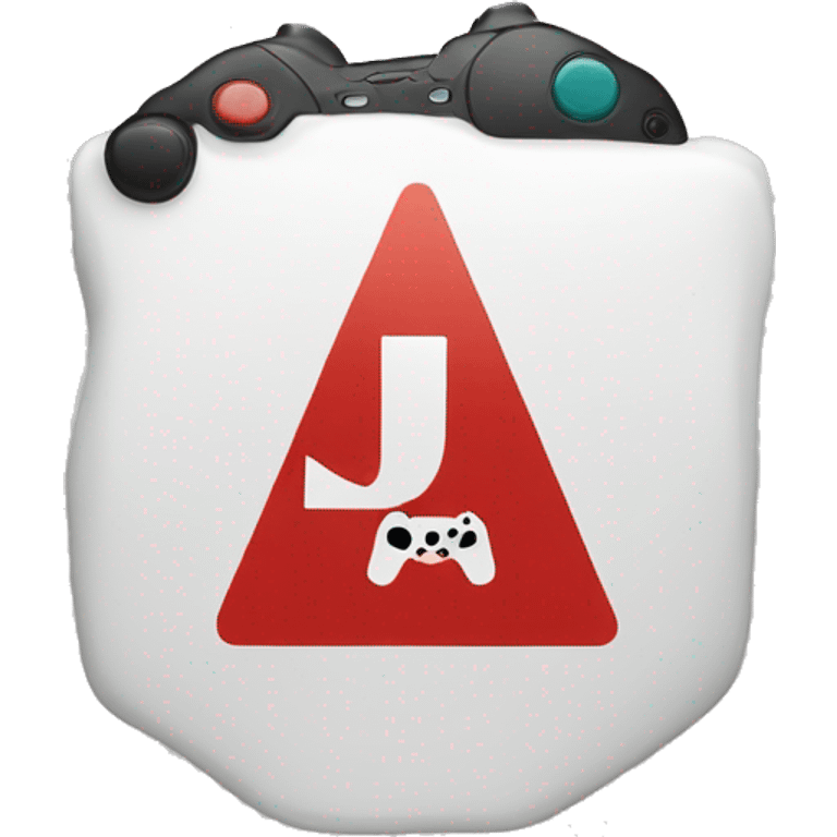 A no entry sign over a playstation controler emoji