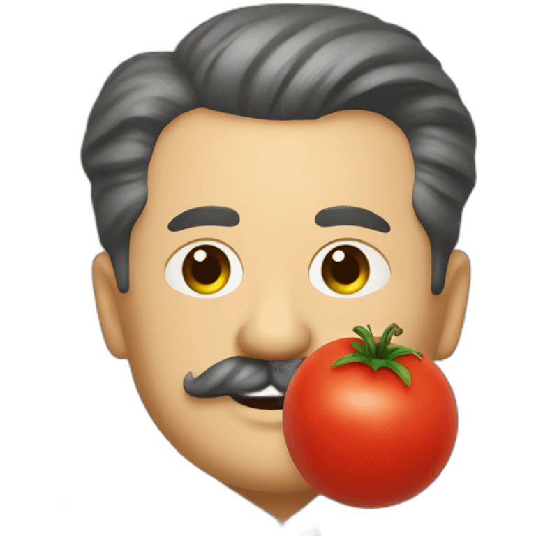 stalin holding tomato emoji