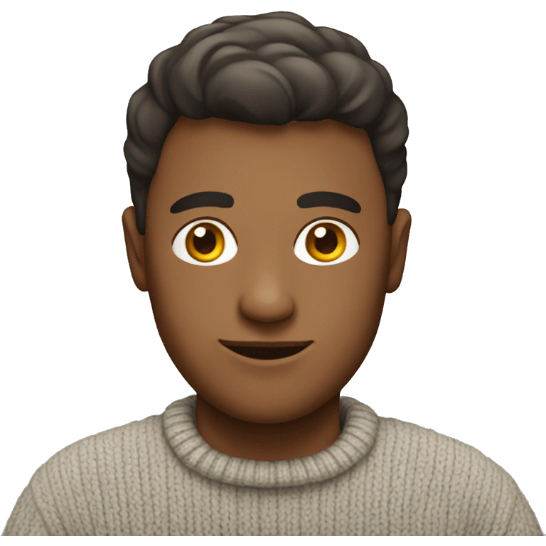 man wearing a jumper  emoji