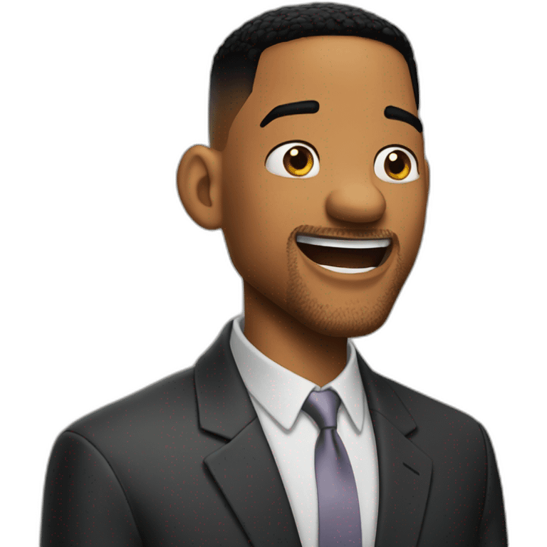 Will smith happy surprised emoji