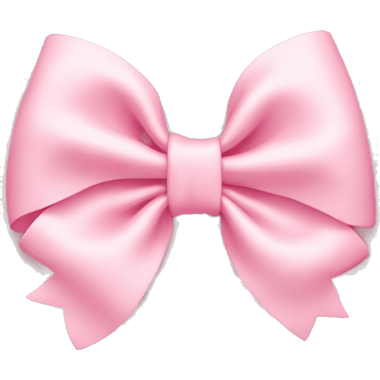 light pink bow on light pink bow emoji