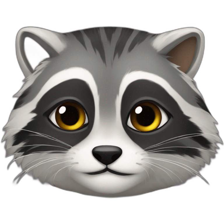 manul and raccoon together emoji