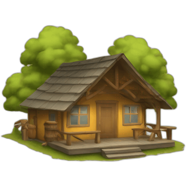 camp house emoji