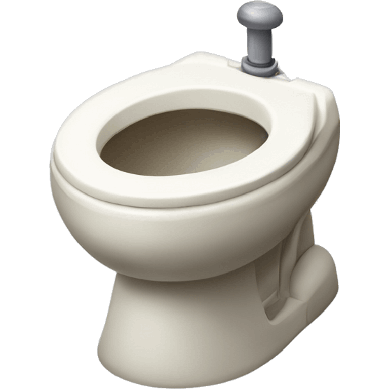 Skibidi toilet with head inside bowl emoji