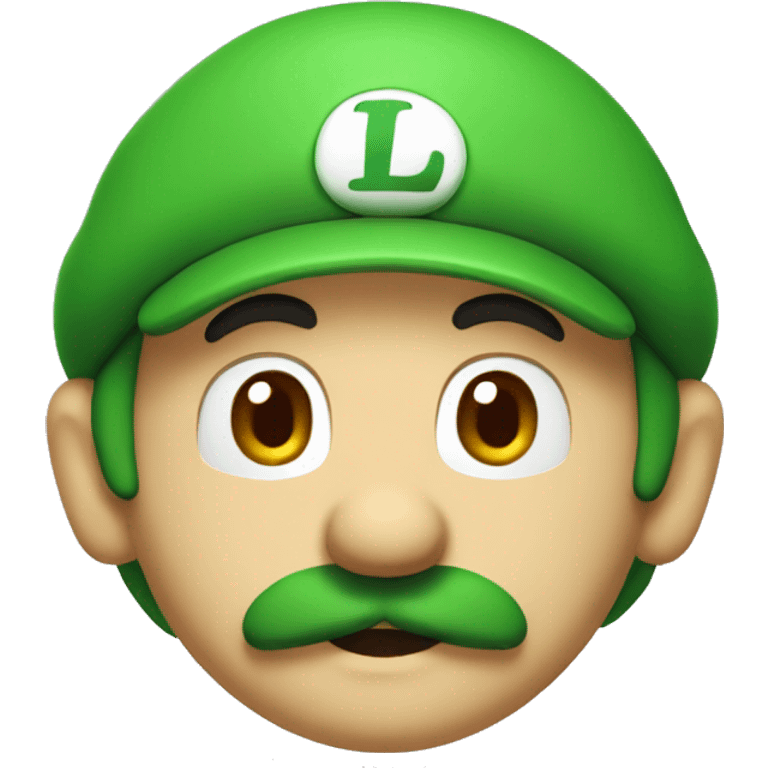 Luigi head  emoji