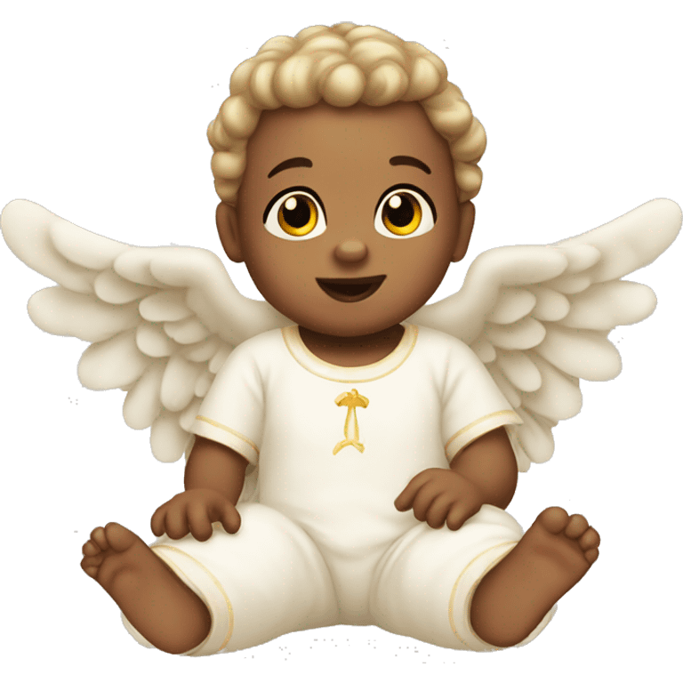 A baby angel emoji