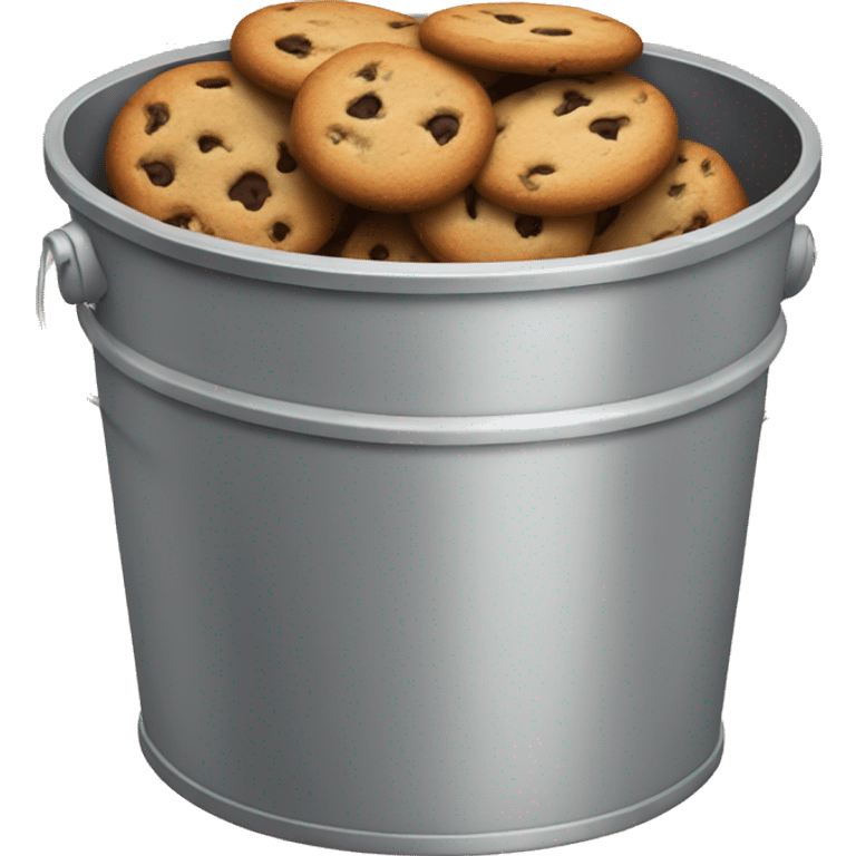 Bucket of cookies emoji