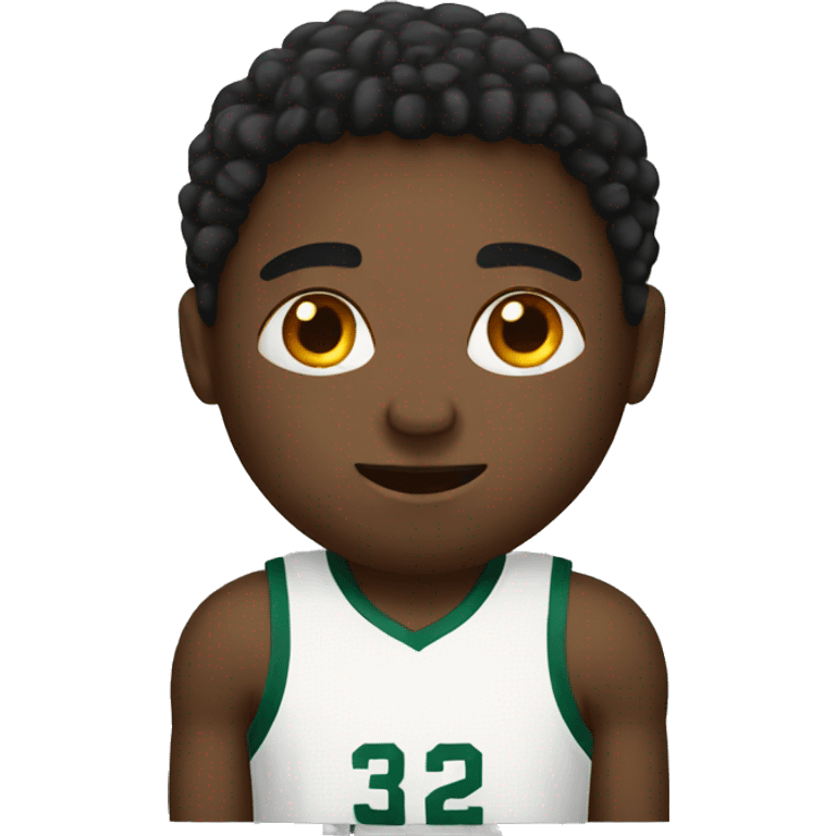 Black basketball emoji