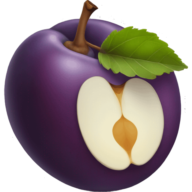 Plum emoji