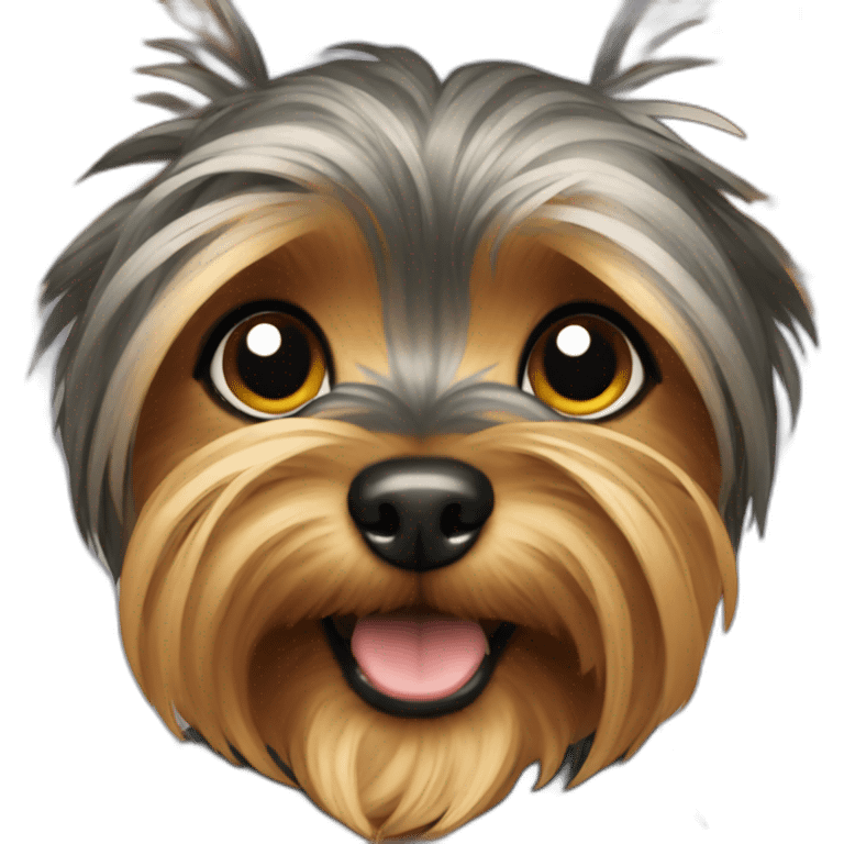 female yorkshire terrier emoji