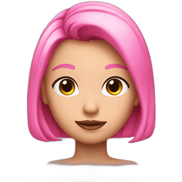 Pink heard emoji