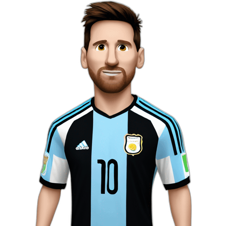 Lionel Messi Argentina  emoji