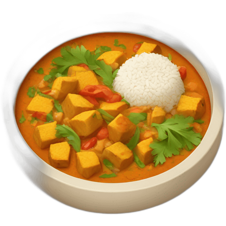 Indian dish isometric emoji