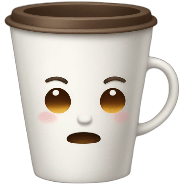 sleepy coffee cup emoji