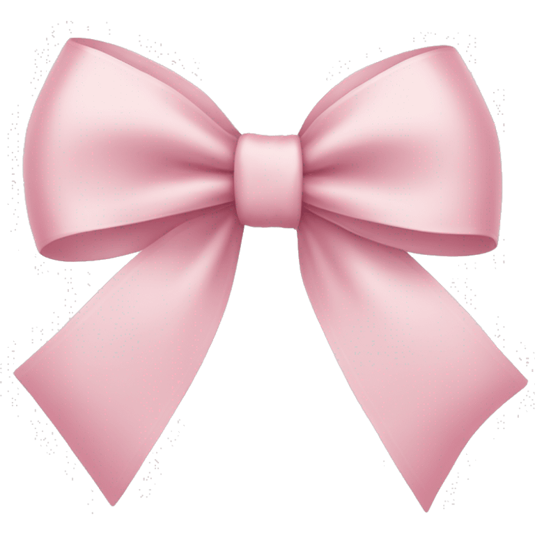 light pink ribbon bow emoji