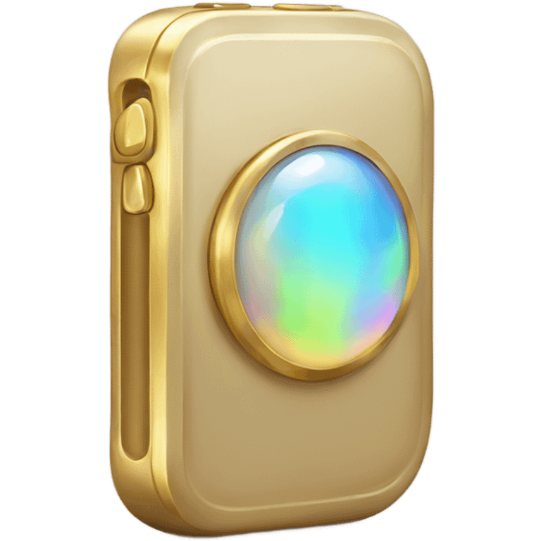 Opal gold Iphone emoji