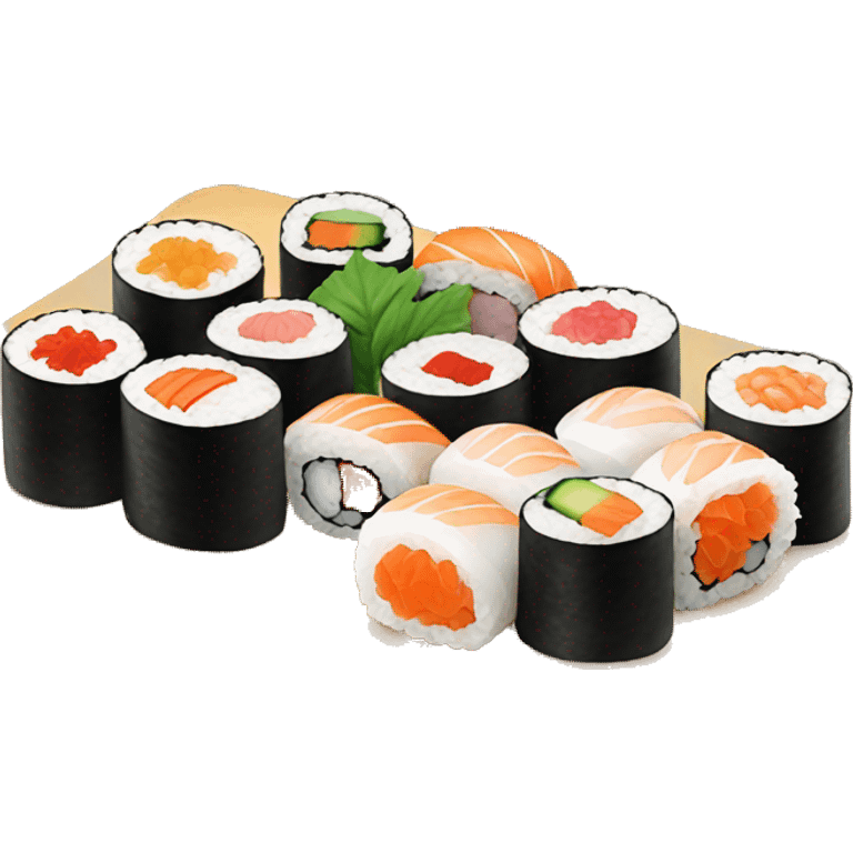 eat sushi in korea emoji