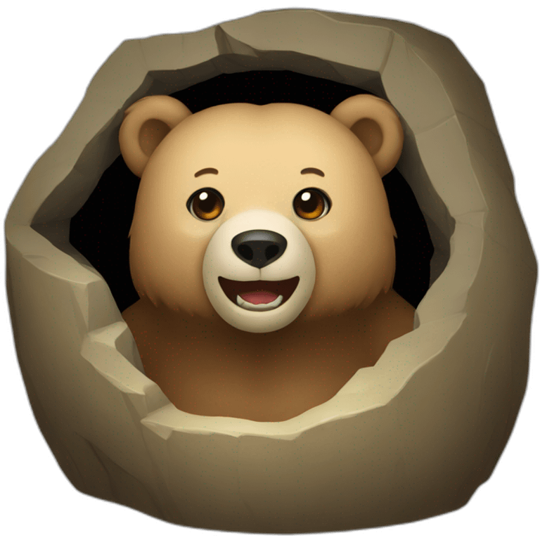 bear cave emoji