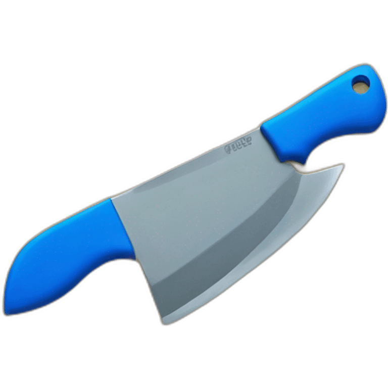 shrek blue knife emoji