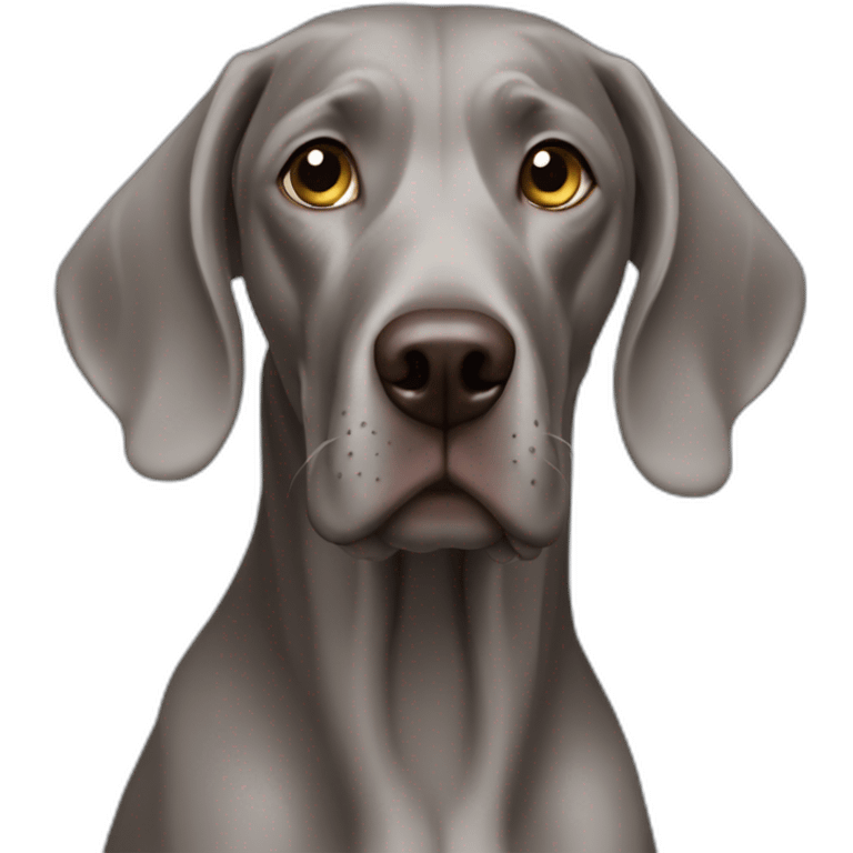 Weimaraner emoji