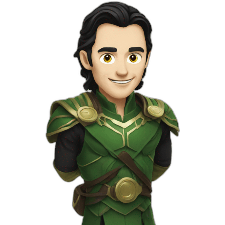 Loki with camera emoji