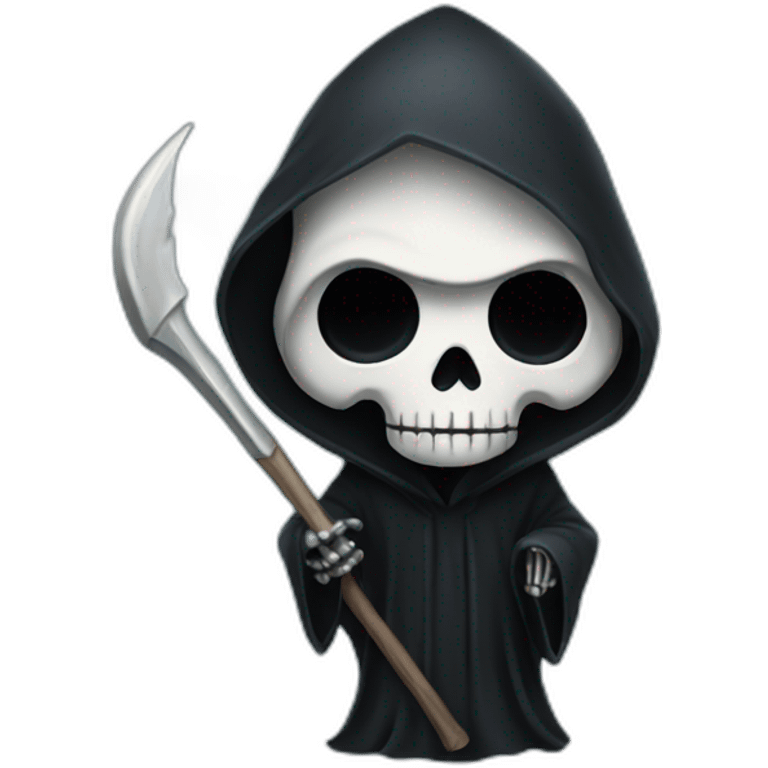 Grim reaper cute emoji