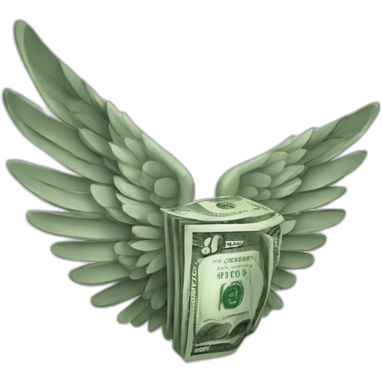 Money with wings emoji