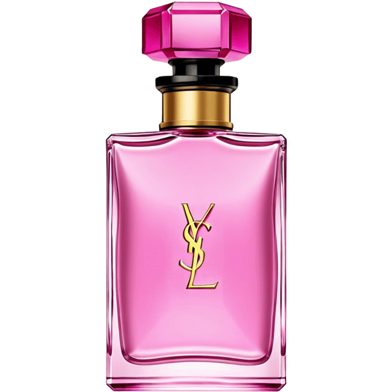 Yves St Laurent pink perfume bottle emoji