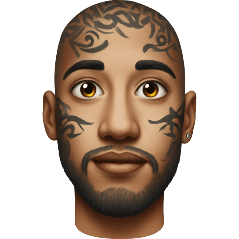 Face tattoo emoji