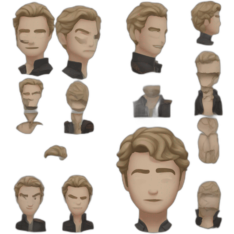 Klaus mikaelson realistic detailed emoji