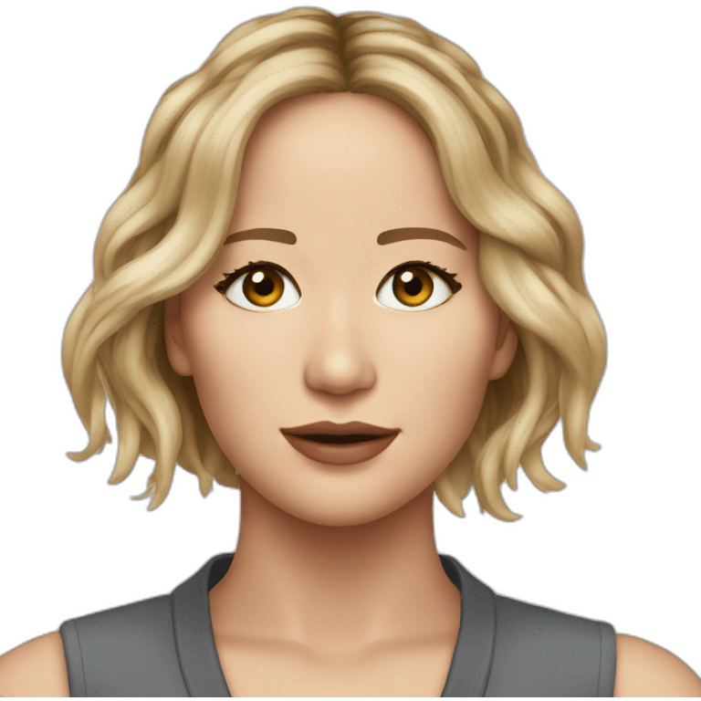 jennifer lawrence No hard feelings emoji