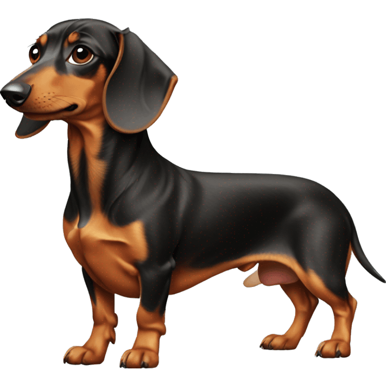 Dachshund full body  emoji