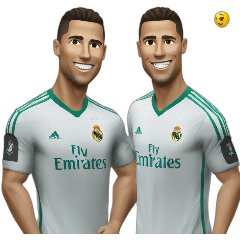 Ronaldo sur messie emoji