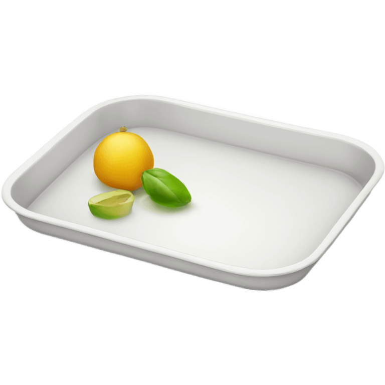 White tray  emoji