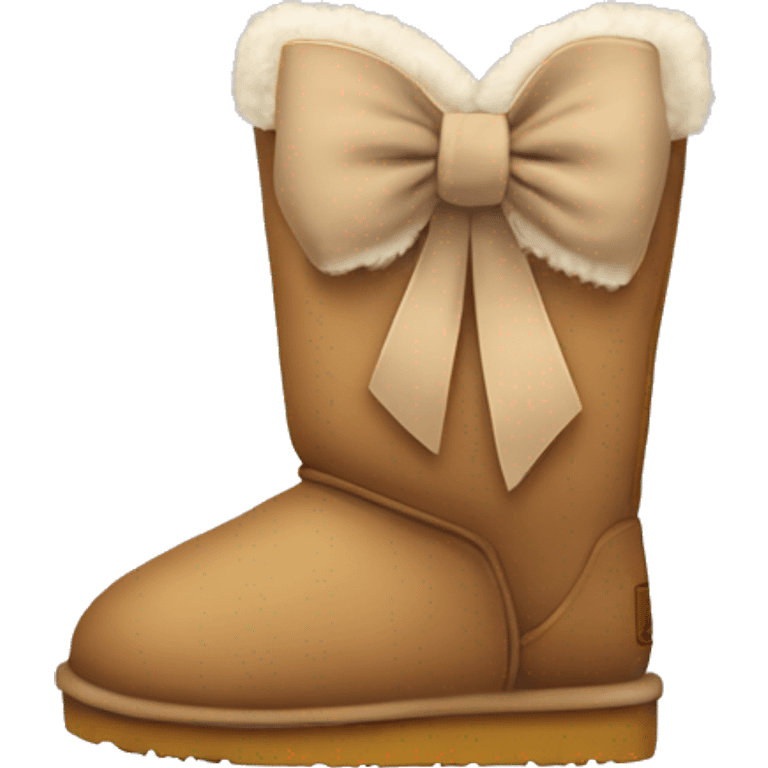 Uggs with a bow on it emoji