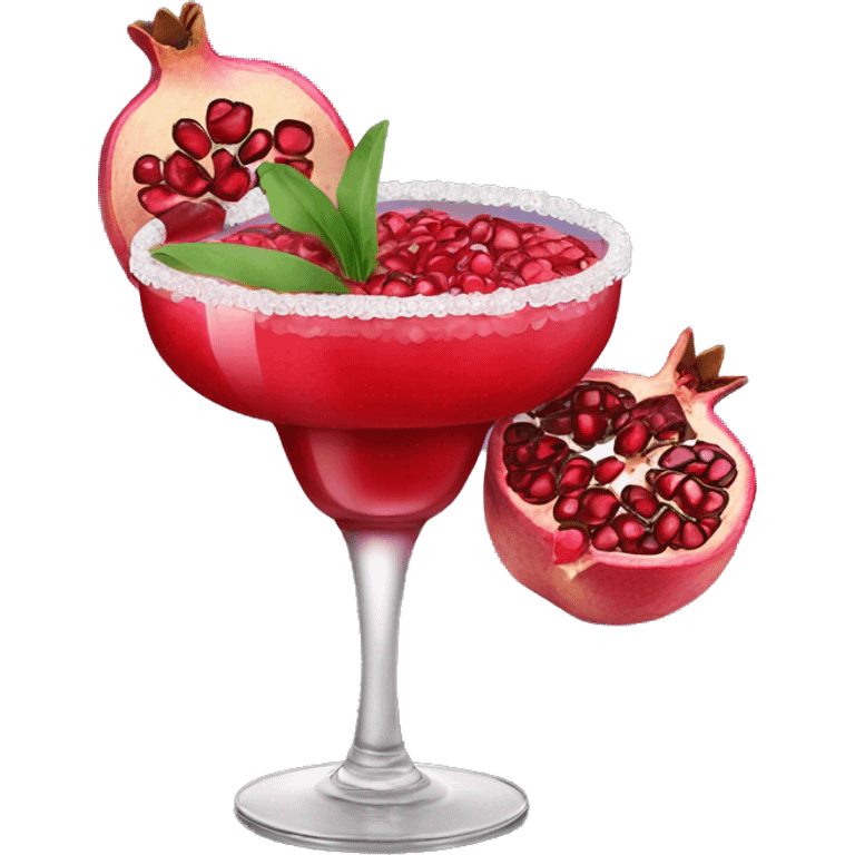 Pomegranate Margarita emoji