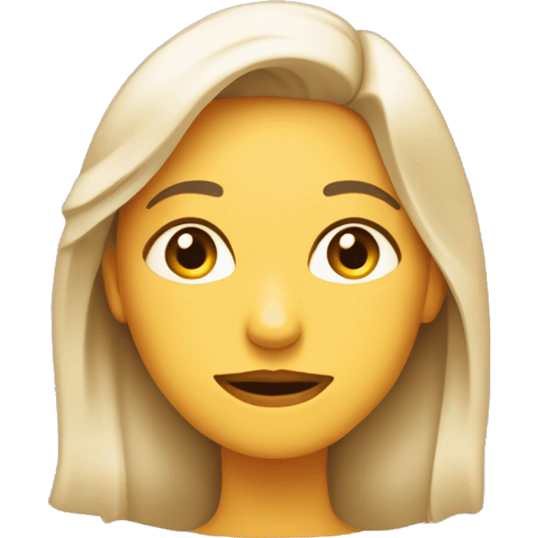 un visage féminin exprimant plusieurs émotions : heureuse, amoureuse, ennuyée, triste, blasée. emoji