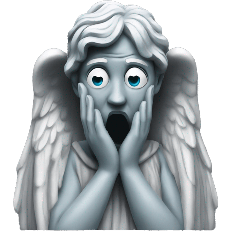 weeping angel statue  emoji