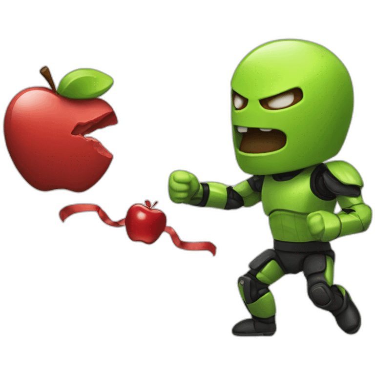 Android beating Apple emoji