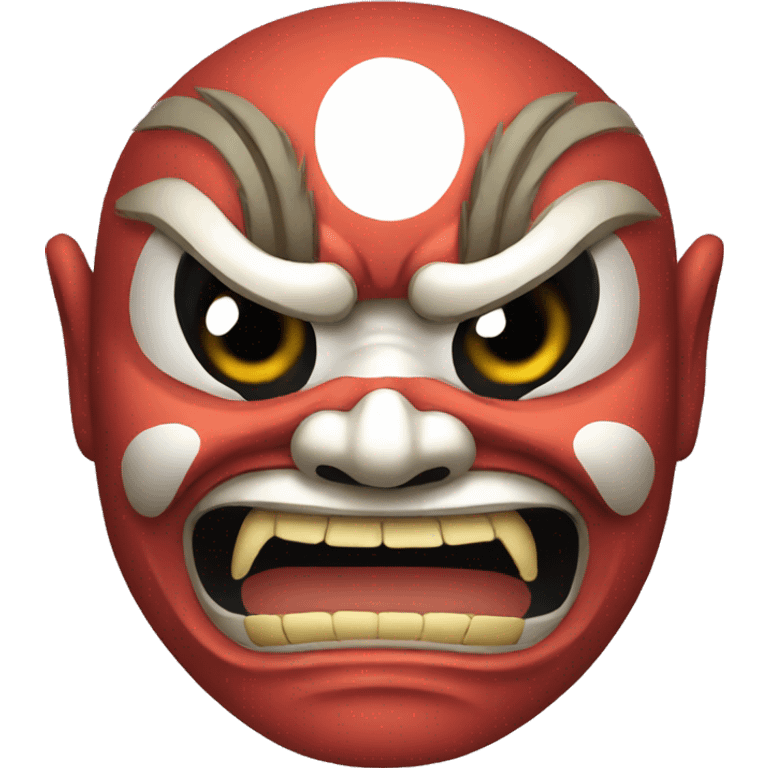 Japanese mask yokai emoji